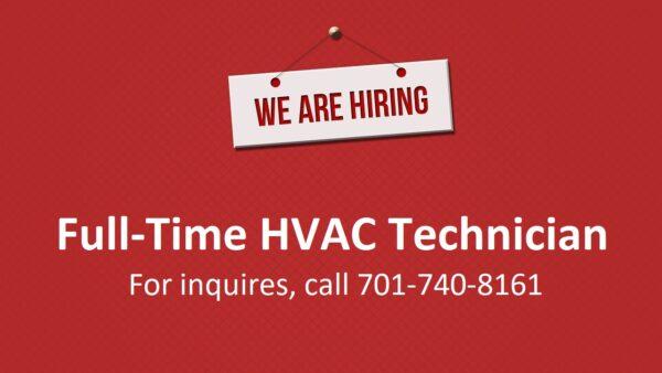 HVAC Hiring Ad